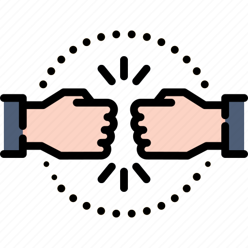 Agreement, deal, fist bump, hand, meeting, partnership, teamwork icon - Download on Iconfinder