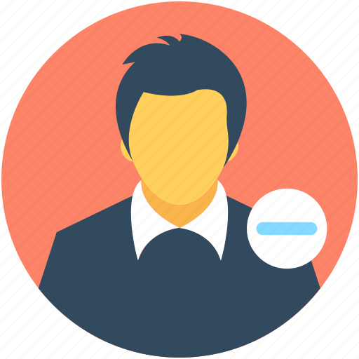 Cancel user, male, man, remove user, young boy icon - Download on Iconfinder
