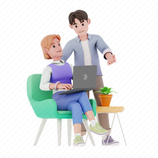 Team, work, guys, discussion, office, group, communication 3D illustration - Download on Iconfinder