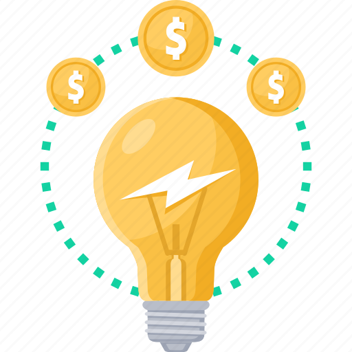 Bulb, business, idea, light, make money, money icon - Download on Iconfinder
