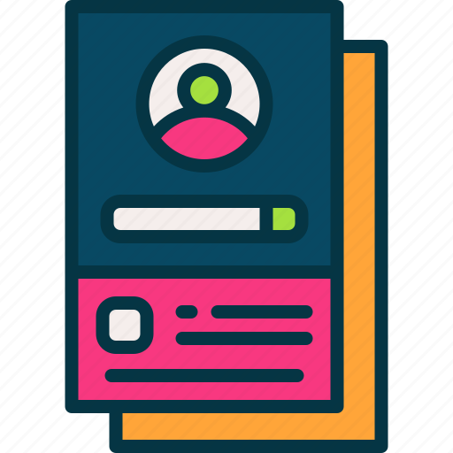 Resume, user, person, business, job icon - Download on Iconfinder