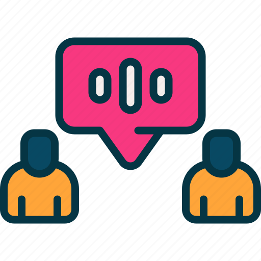 Talking, discussion, user, chatting, communication icon - Download on Iconfinder