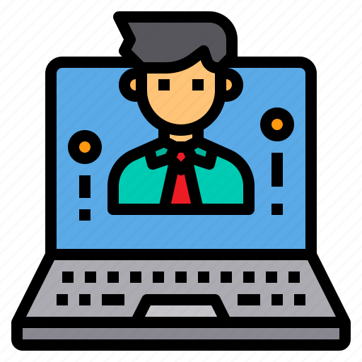 Internet, knowledge, laptop, learning, online icon - Download on Iconfinder