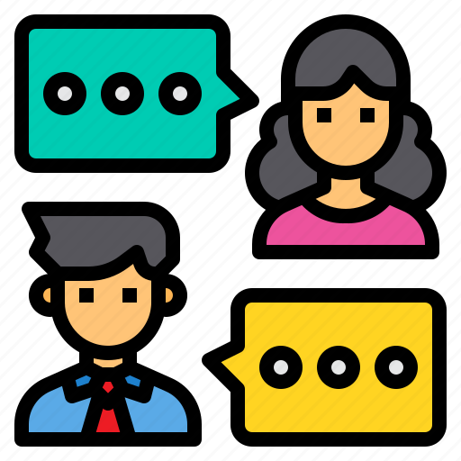 Business, interview, meeting, talk icon - Download on Iconfinder
