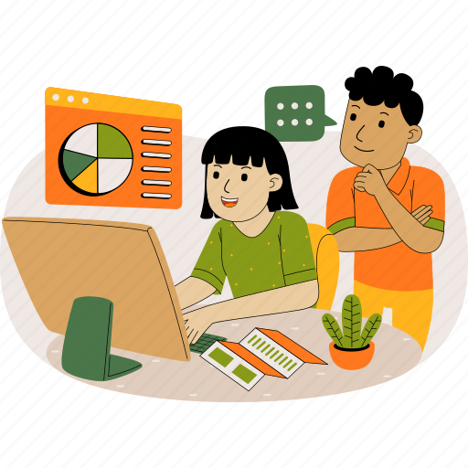 Teamwork, vector, team, success, people, partnership, collaboration illustration - Download on Iconfinder