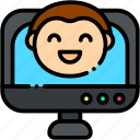 videoconference, video, screen, chat, computer