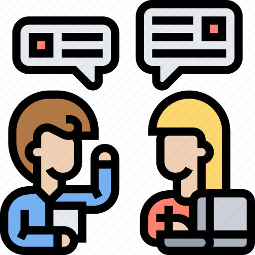 Understanding, meeting, discussion, talk, communication icon - Download on Iconfinder
