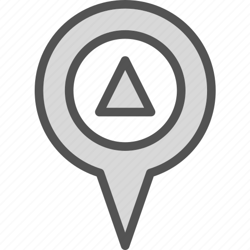 Map, pin, point, up icon - Download on Iconfinder