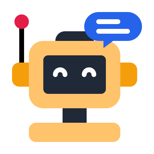 Chatbot, ai-chatbot, customer-support, automated-responses, interactive-bots, virtual-assistant, messaging-platform icon - Download on Iconfinder