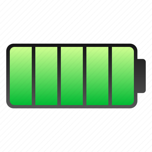 Battery, charged, full icon - Download on Iconfinder