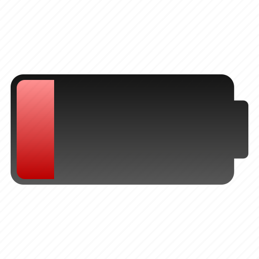 Battery, low, low battery icon - Download on Iconfinder