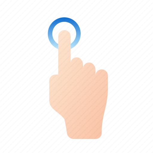 Finger, gestures, hand, tap, touch, screen icon - Download on Iconfinder