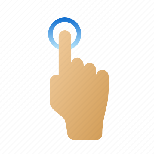 Finger, gestures, tap, touch, screen icon - Download on Iconfinder