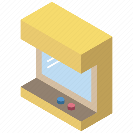 Arcade, game, iso, isometric, tech, technology icon - Download on Iconfinder