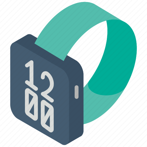 Iso, isometric, smart, tech, technology, watch icon - Download on Iconfinder