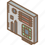 chip, computer, iso, isometric, tech, technology 