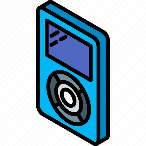 Ipod, iso, isometric, tech, technology icon - Download on Iconfinder