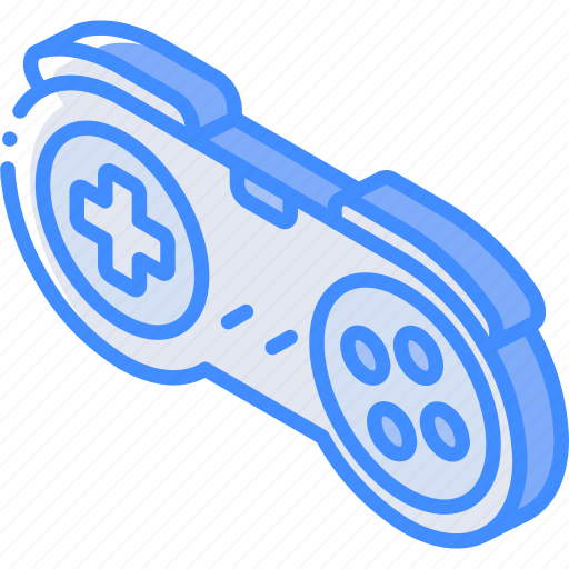 Controller, game, iso, isometric, tech, technology icon - Download on Iconfinder