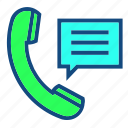 chat, communication, message, phone