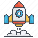 rocket, science, spacecraft, astronomy, launch, startup