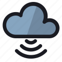 cloud, connection, internet, signal, wi-fi