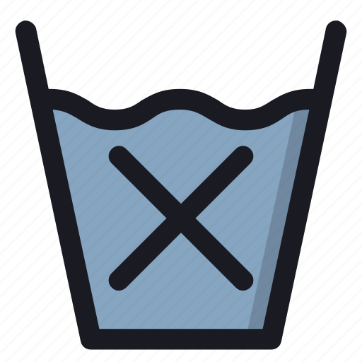 Absent, cross, no, wash, water icon - Download on Iconfinder
