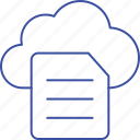 cloud, print, document, weather, cloud document