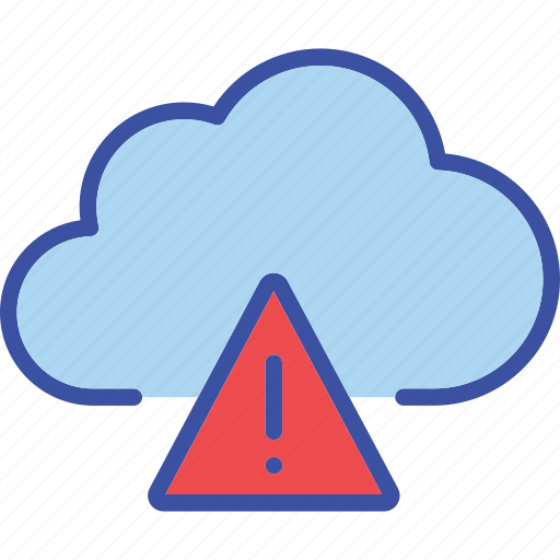 Alert, cloud, data, cloud communication, weather alert icon - Download on Iconfinder