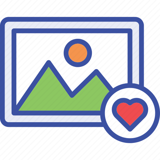 Image, photo, like, gallery, heart, loved image icon - Download on Iconfinder