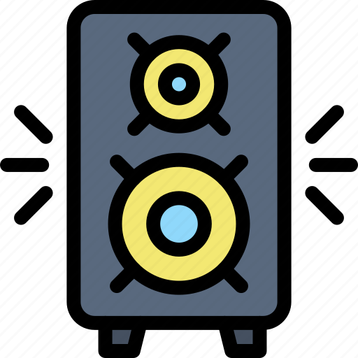 Speaker, loud, speakers, music, and, multimedia icon - Download on Iconfinder