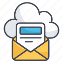 cloud, mail, communication, message, email