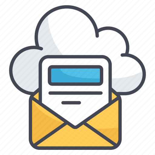 Cloud, mail, communication, message, email icon - Download on Iconfinder