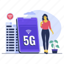 technology, 5g, wireless, connection, network, mobile, communication, signal, digital
