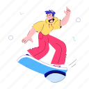 skateboarding, flying skateboard, skateboard ride, boy riding, boy skating 
