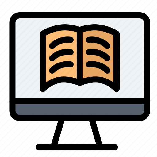 Book, computer, ontechnology icon - Download on Iconfinder