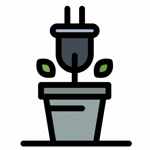 Plant, plug, technology icon - Download on Iconfinder