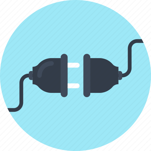 Cable, connection, energy, plug, plug-in, power, wire icon - Download on Iconfinder