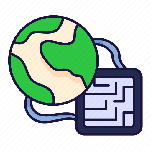 World, human, nature, technology, modern, earth icon - Download on Iconfinder