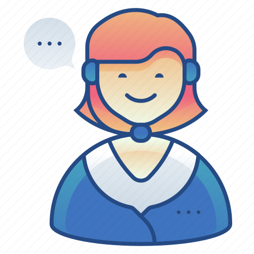 Customer, female, support, woman icon - Download on Iconfinder