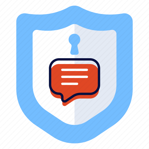 Chat, secure, security, texting icon - Download on Iconfinder