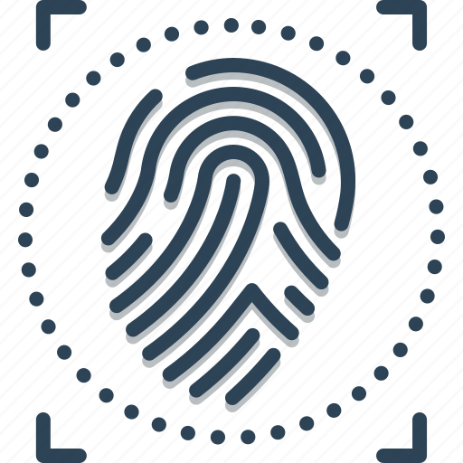 Biometric, recognition, identify, scanner, security, thumbprint, finger print icon - Download on Iconfinder