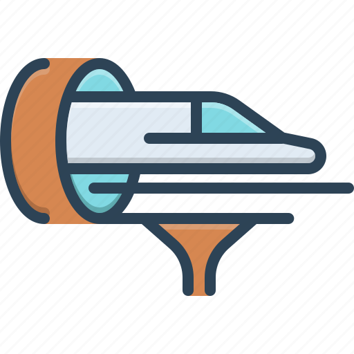 Hyperloop, train, transport, freight, railroad, electric, railway icon - Download on Iconfinder