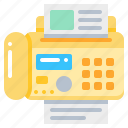 document, fax, paper, telephone