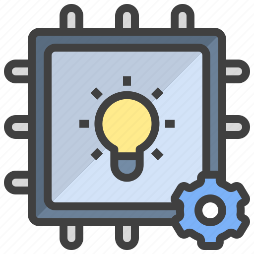Processor, innovation, ai, machine, learning, problem, solving icon - Download on Iconfinder