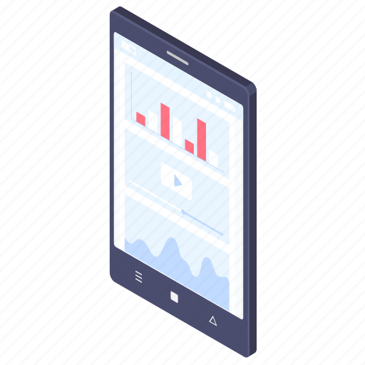 Analytics, data, device, smartphone icon - Download on Iconfinder