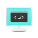 code, monitor, desktop, coding, screen, development, display 