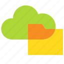 cloud, data, folder, storage