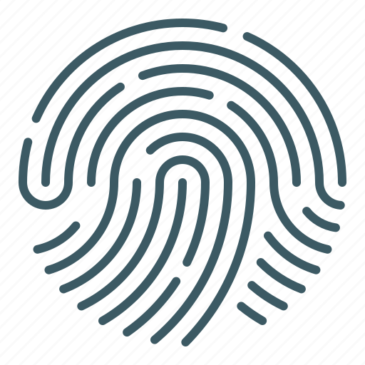 Biometric, fingerprint, identity, key, scan, security icon - Download on Iconfinder