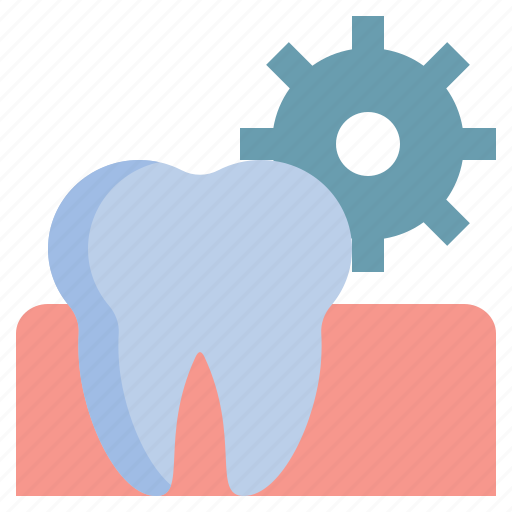 Dentistry, dental, teeth, tooth, healthcare, cog, gear icon - Download on Iconfinder