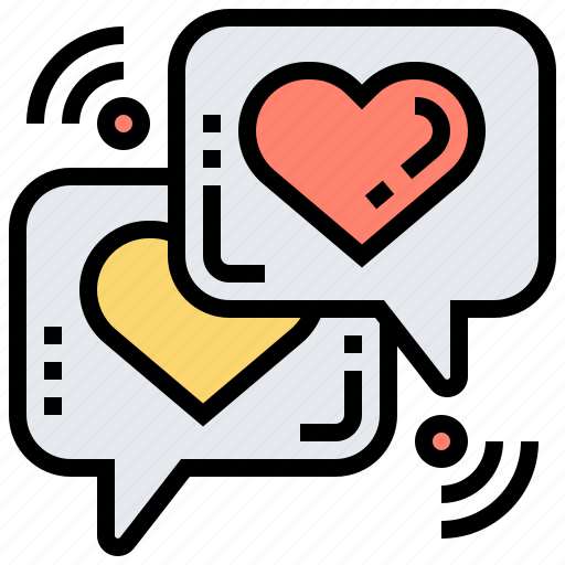 Chat, conversation, flirt, message, talk icon - Download on Iconfinder